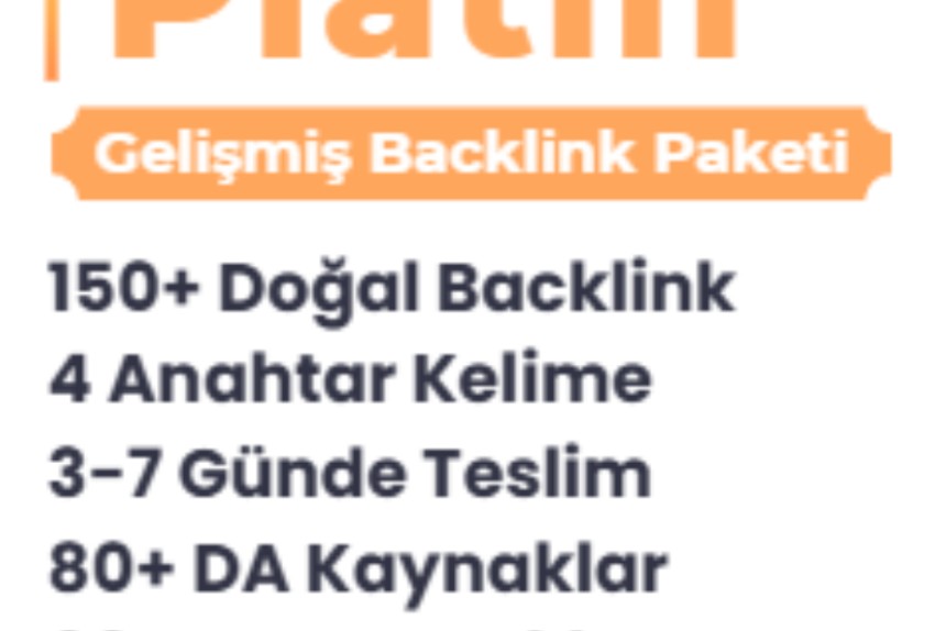 PLATİN SEO PAKETİ 150+ DÜNYA DEVİ KAYNAK MANUEL ÇALIŞMA