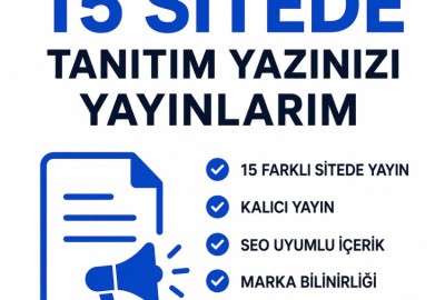 15 Adet sitede Seo Paketi Tanıtım Yazısı
